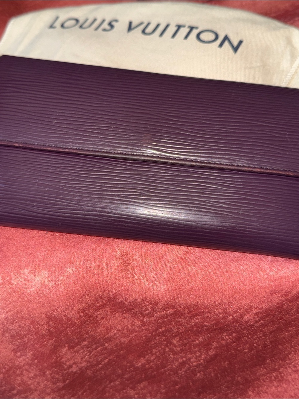 Louis Vuitton Magenta Epi Leather Continental Wallet - Picture 16 of 16